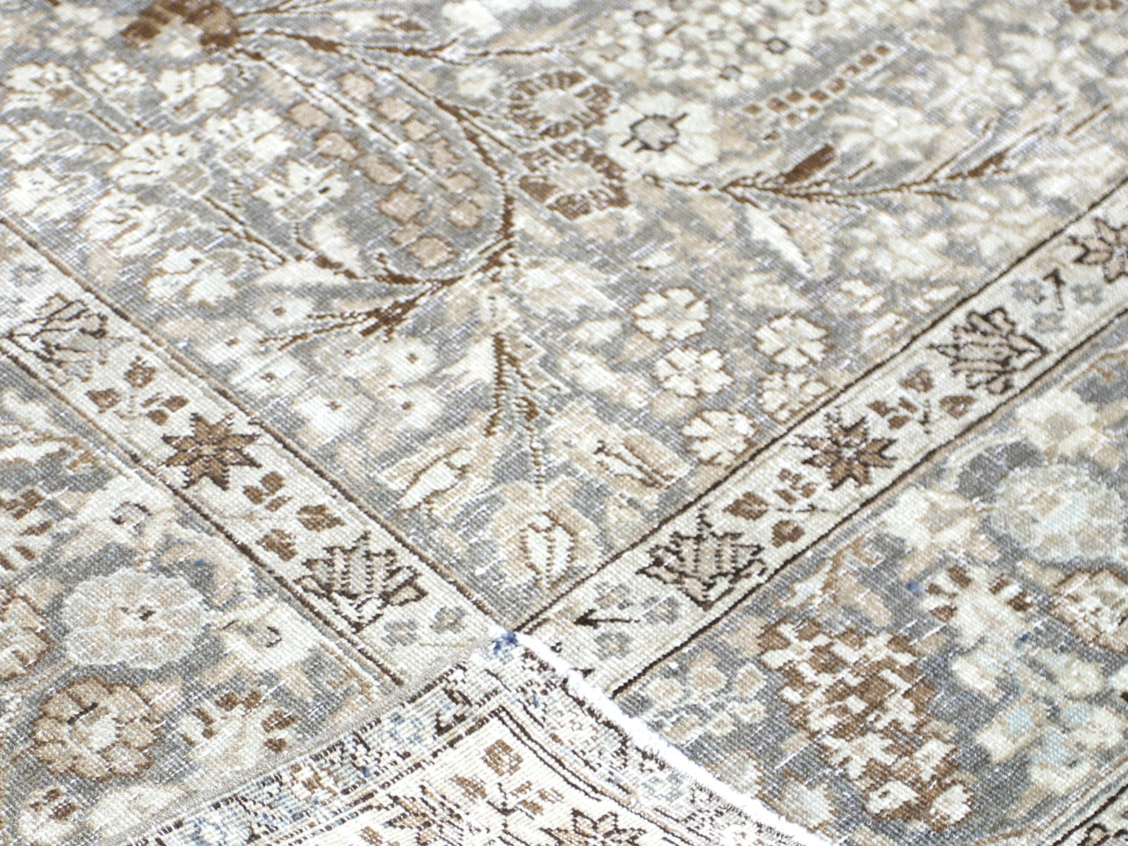 Semi Antique Persian Tabriz Rug - 6'7" x 10'2"