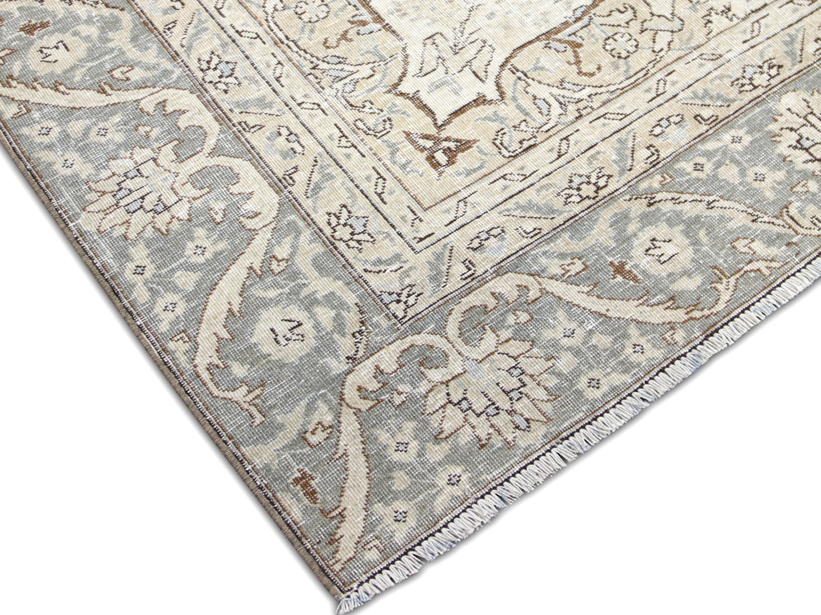 Semi Antique Persian Tabriz Rug - 7'8 x 10'6" - 230276