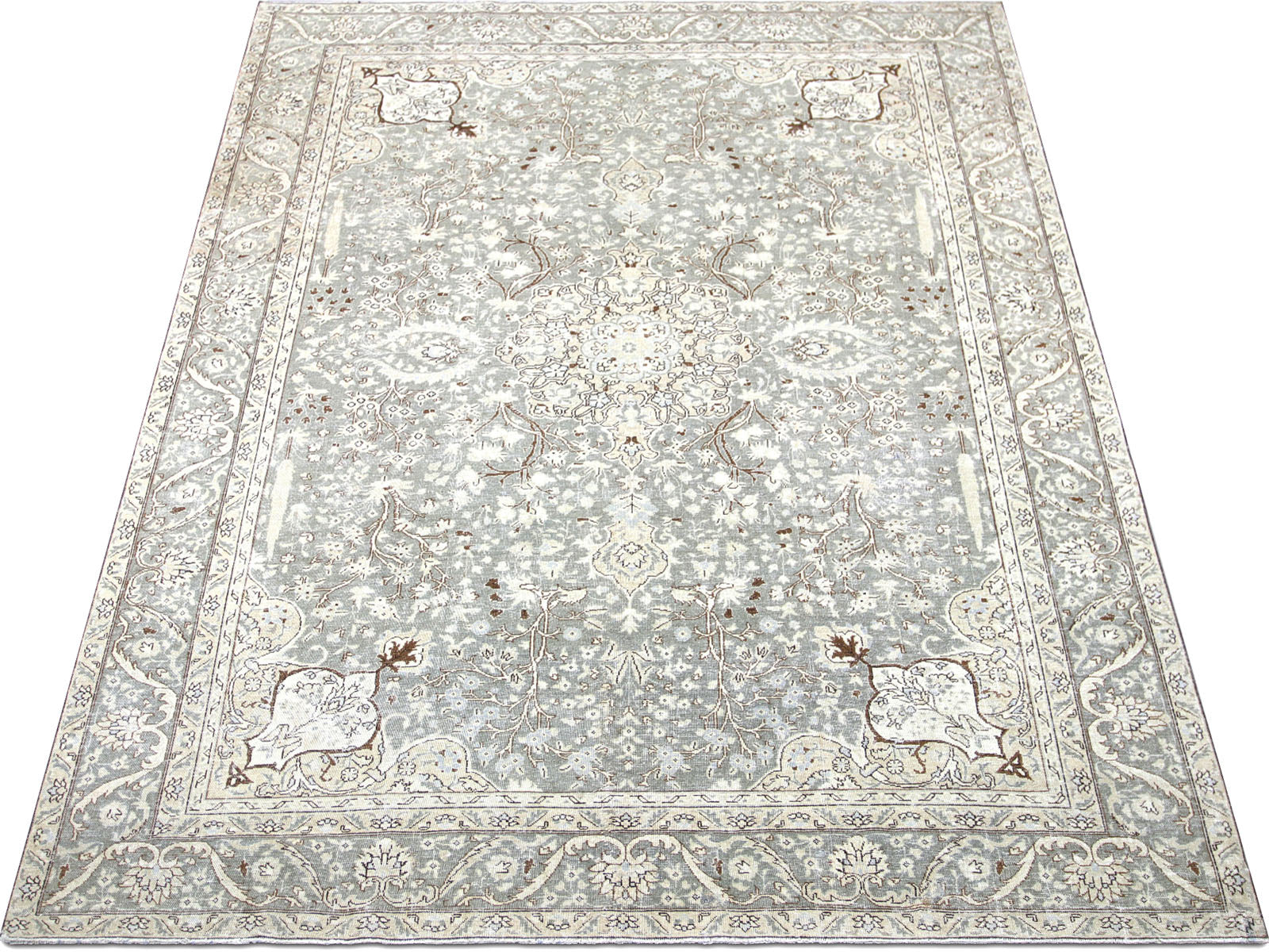 Semi Antique Persian Tabriz Rug - 8' x 10'11"