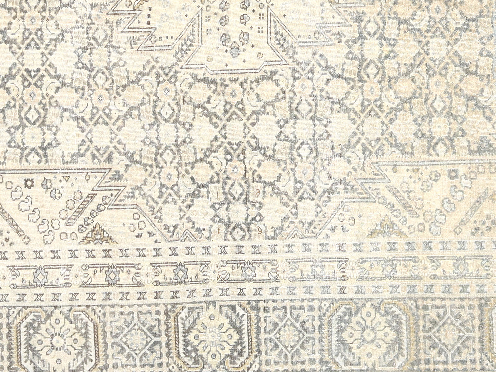 Semi Antique Persian Tabriz Rug - 8'5" x 10'5"