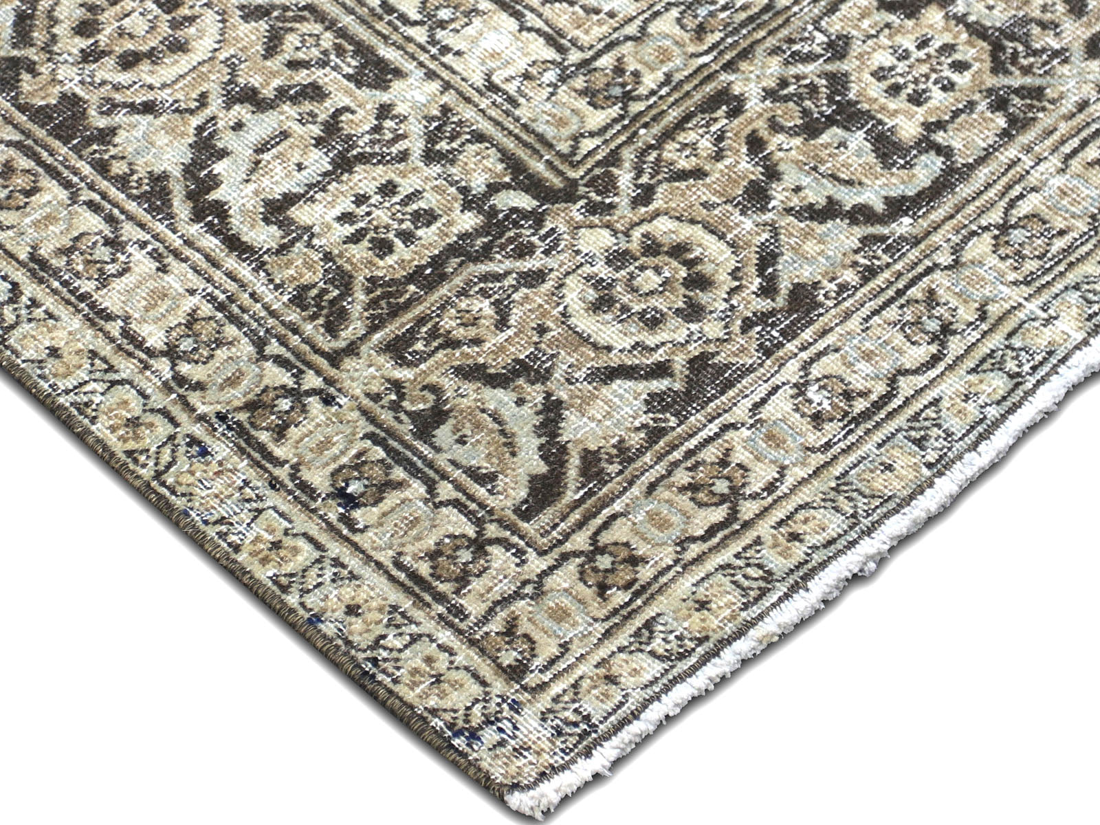 Semi Antique Persian Tabriz Rug - 6'1" x 9'10"