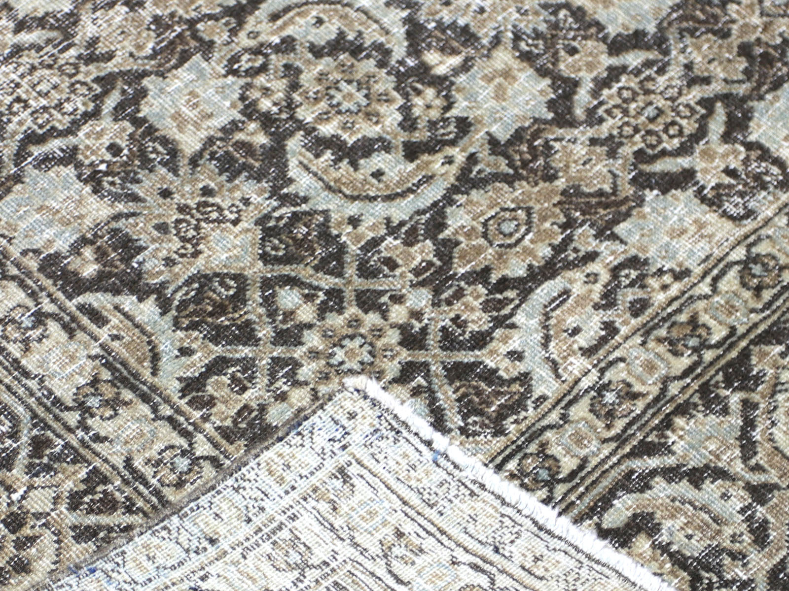Semi Antique Persian Tabriz Rug - 6'1" x 9'10"