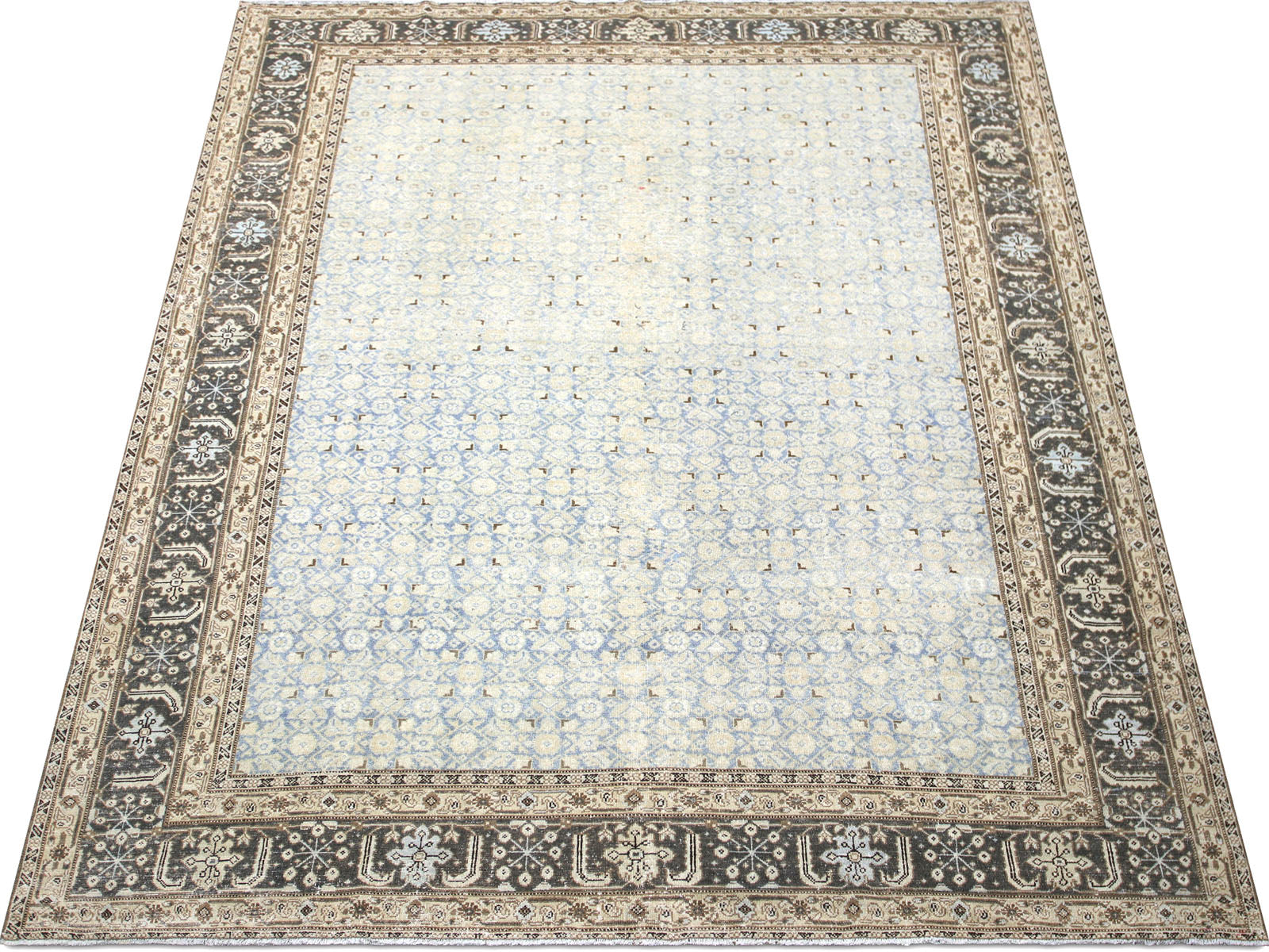 Semi Antique Persian Tabriz Rug - 7'9" x 10'1"