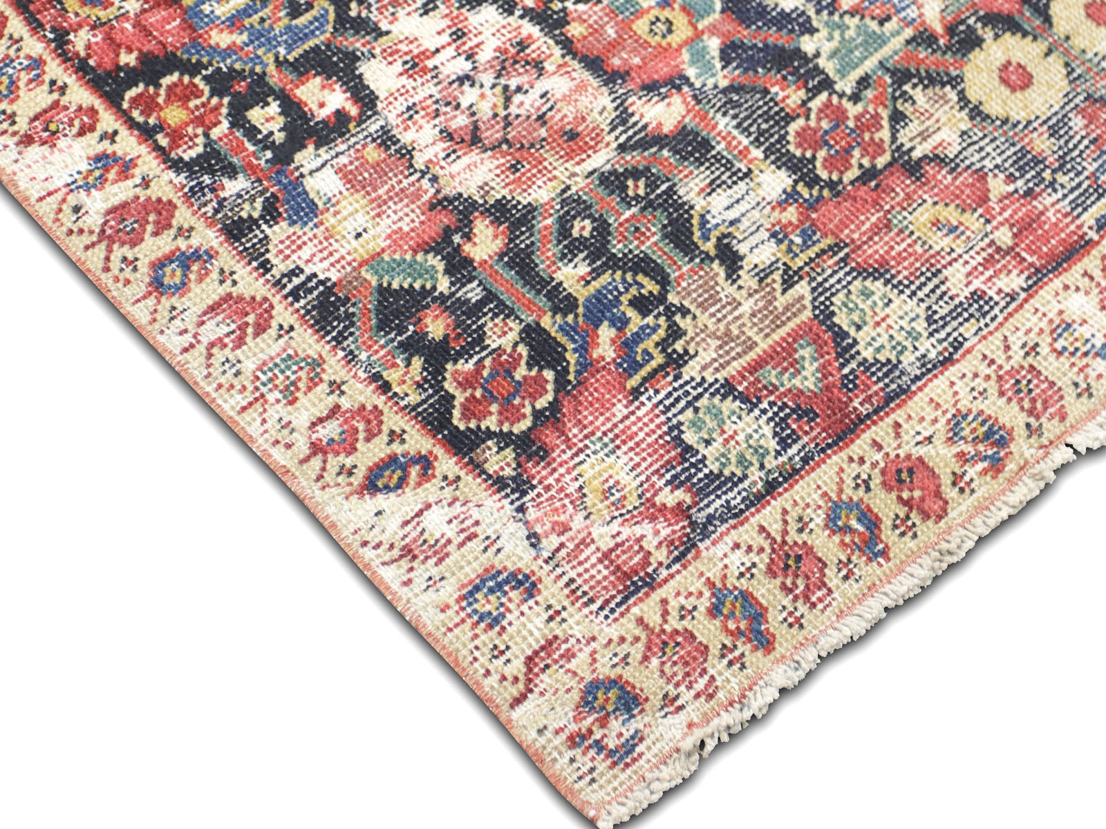 Antique Persian Mahal Runner - 3'3" x 13'4"