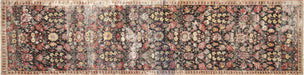 Antique Persian Mahal Runner - 3'3" x 13'4"