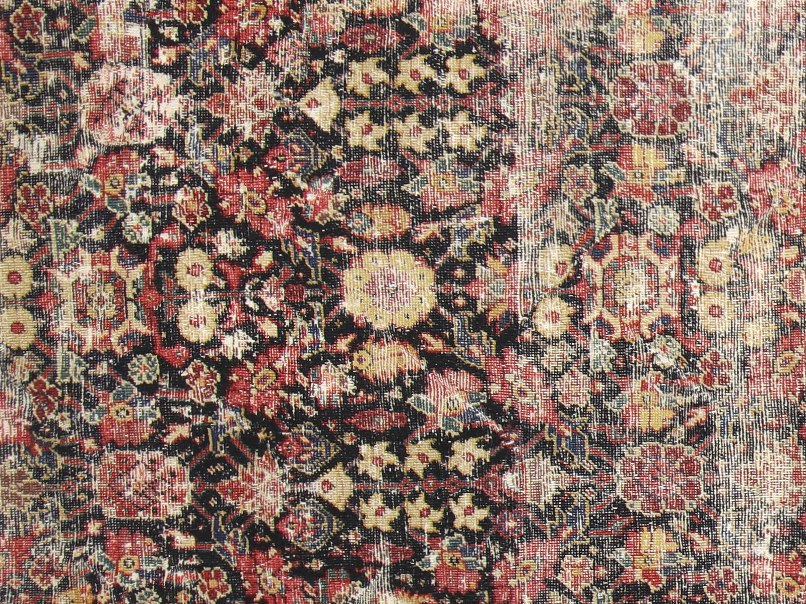 Antique Persian Mahal Runner - 3'3" x 13'4"