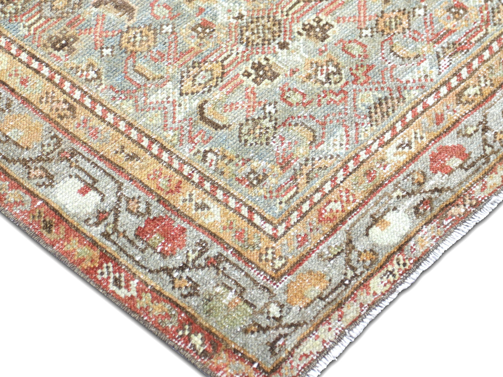 Semi Antique Persian Melayer Runner - 3'6" x 12'8"