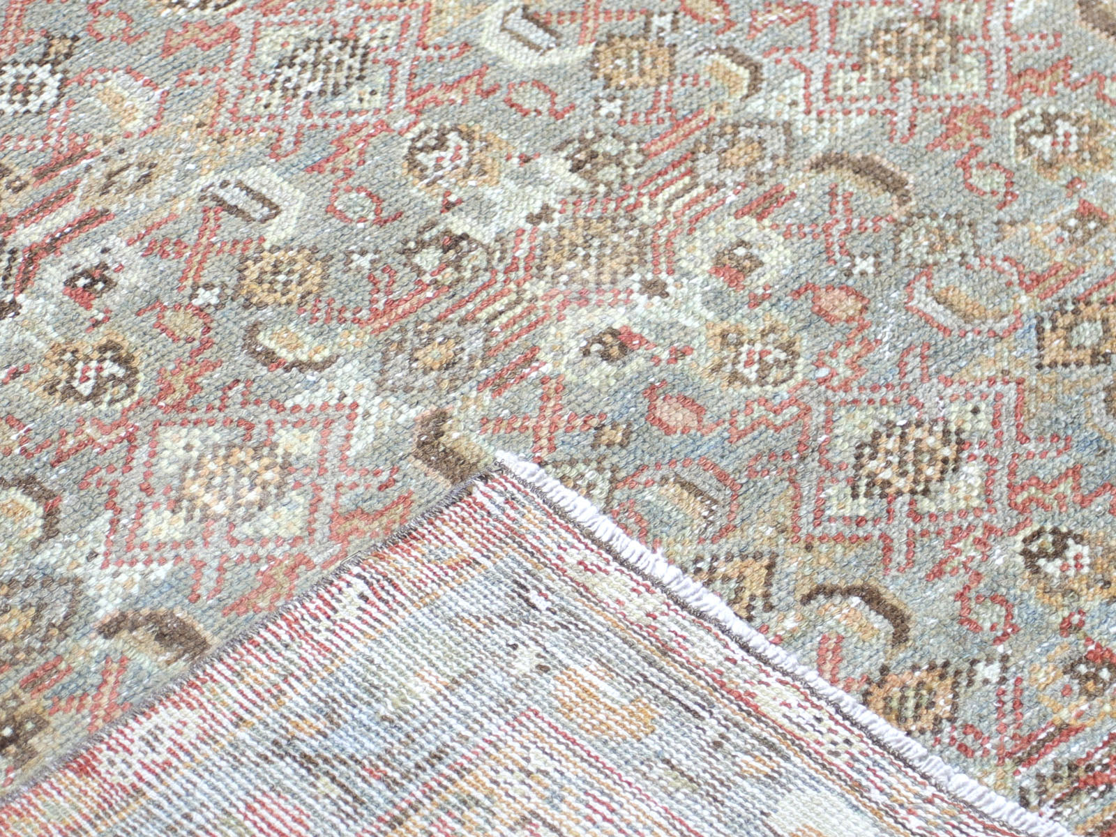 Semi Antique Persian Melayer Runner - 3'6" x 12'8"