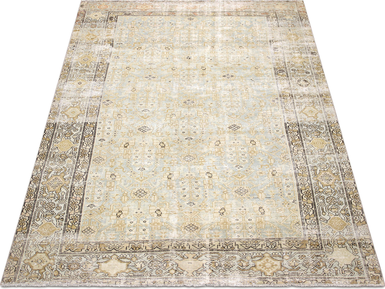 Antique Persian Melayer Rug - 6'7" x 9'11"
