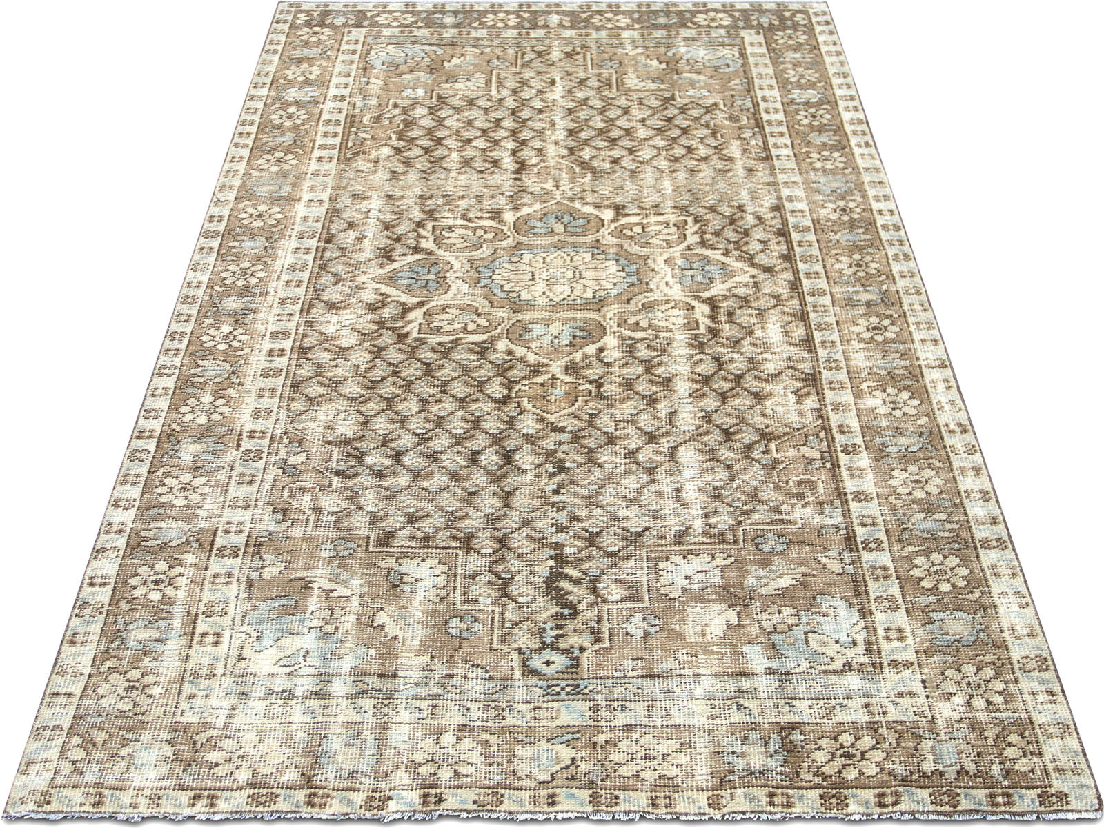 Semi Antique Persian Mahal Rug - 5'8" x 9'9"