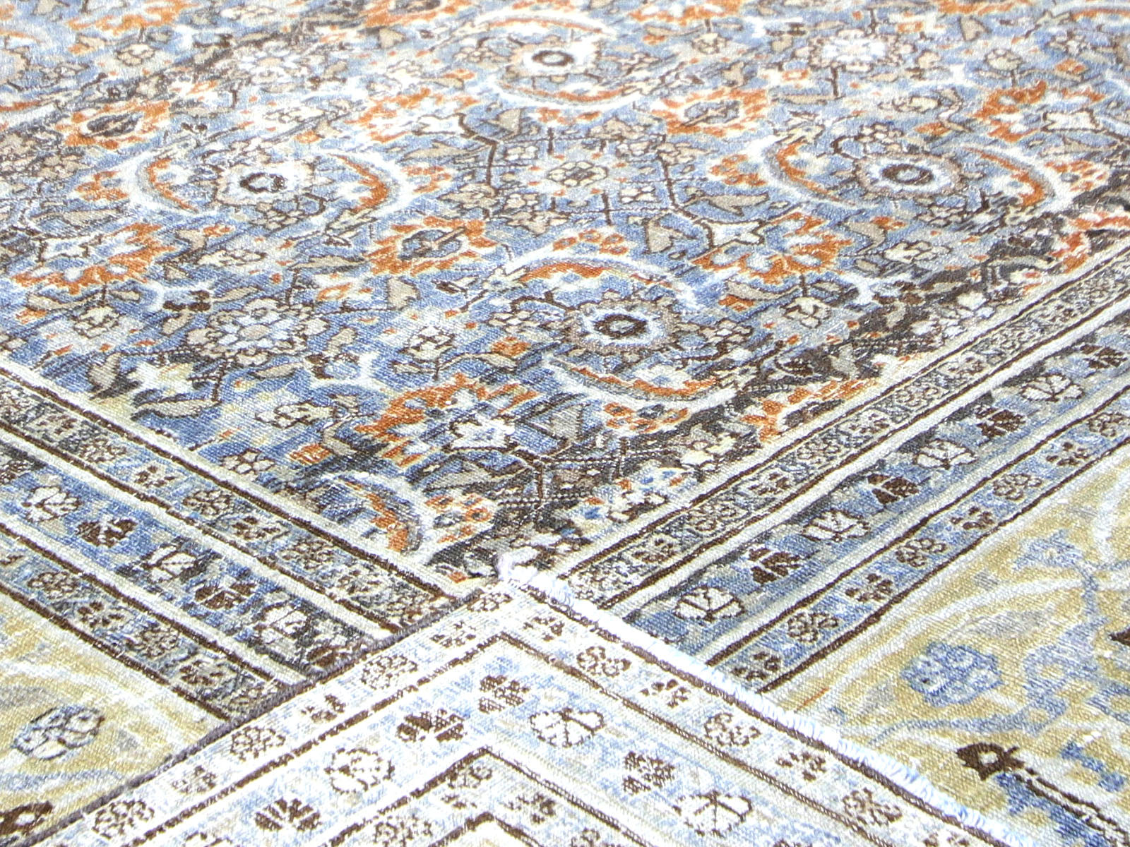 Antique Persian Tabriz Rug - 13'3" x 21'3"