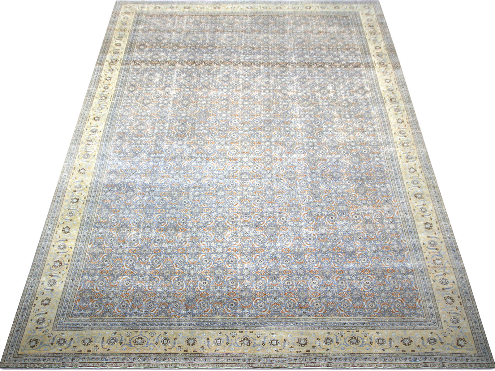 Antique Persian Tabriz Rug - 13'3" x 21'3"