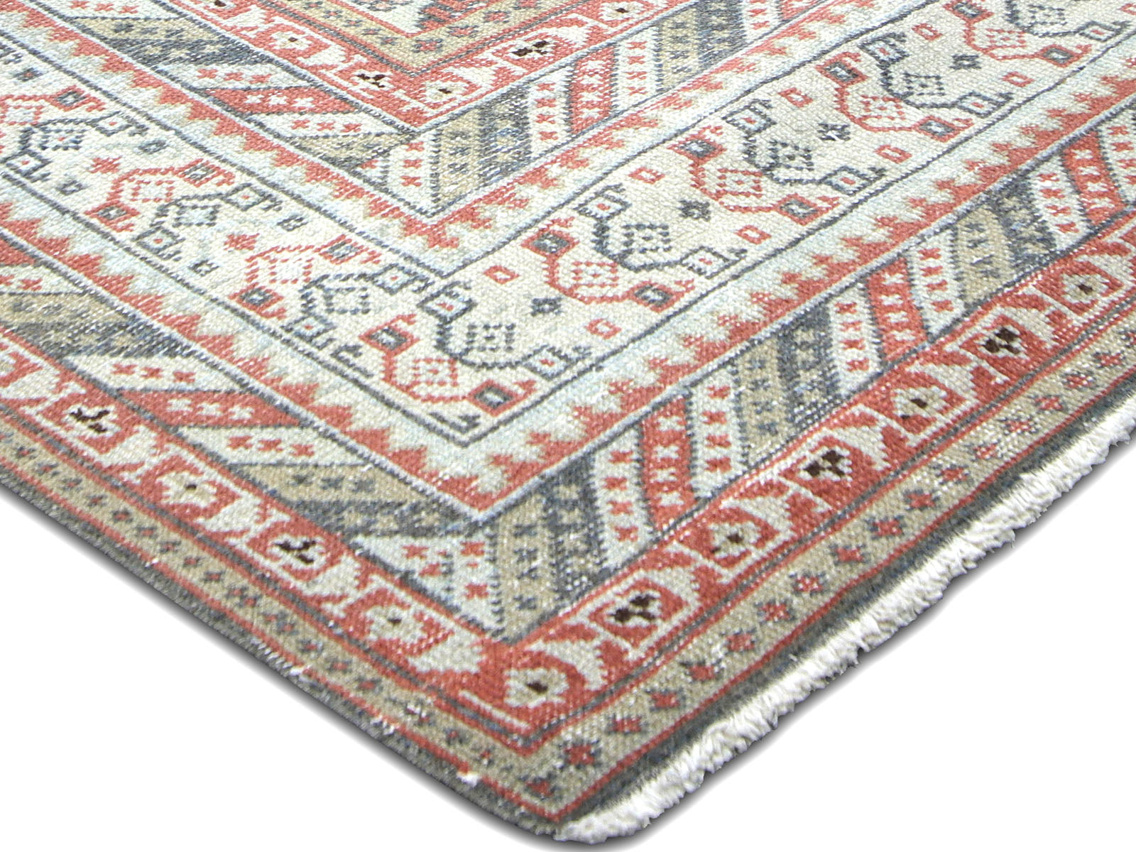 Semi Antique Persian Mahal Rug - 9'2" x 18'5" - 230294