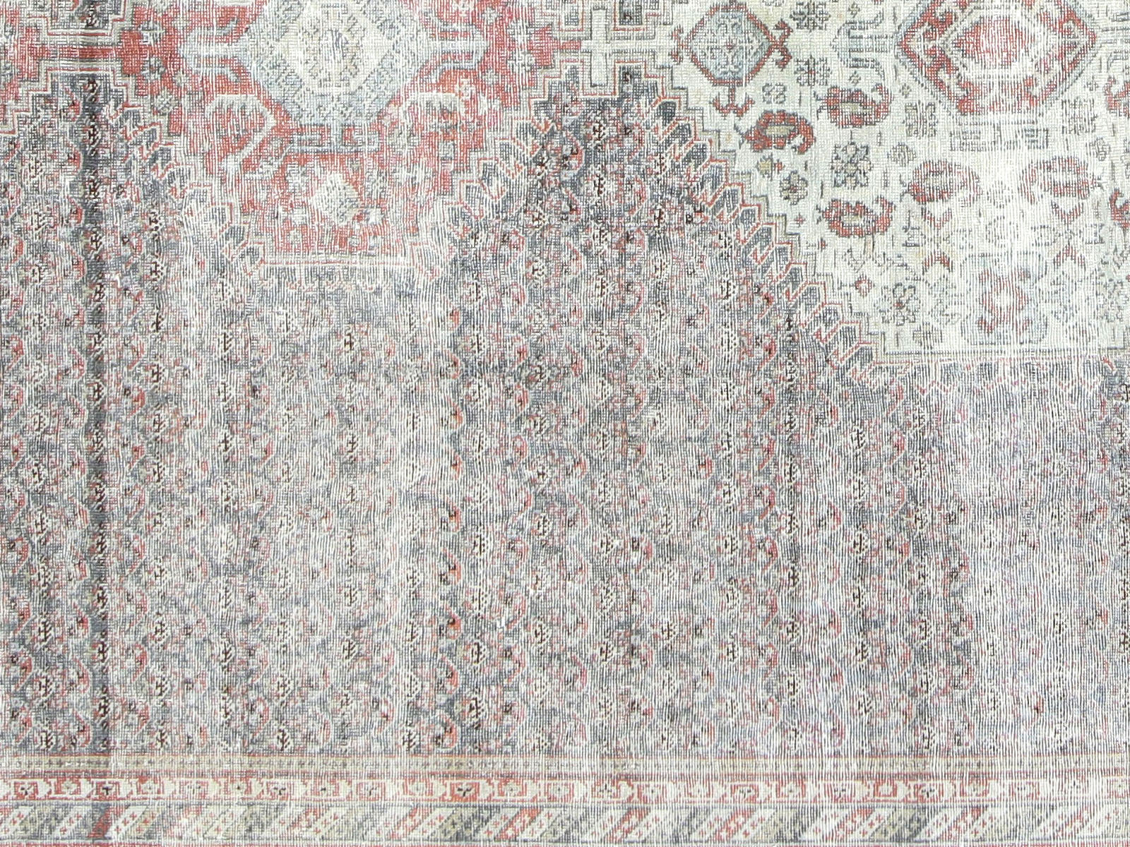 Semi Antique Persian Mahal Rug - 9'2" x 18'5" - 230294