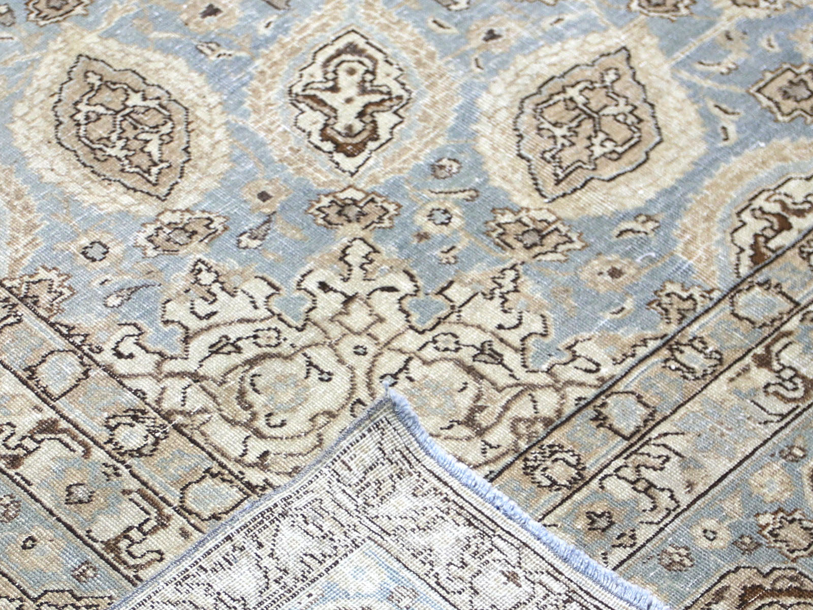 Semi Antique Persian Tabriz Rug - 9' x 12'6" - 230295