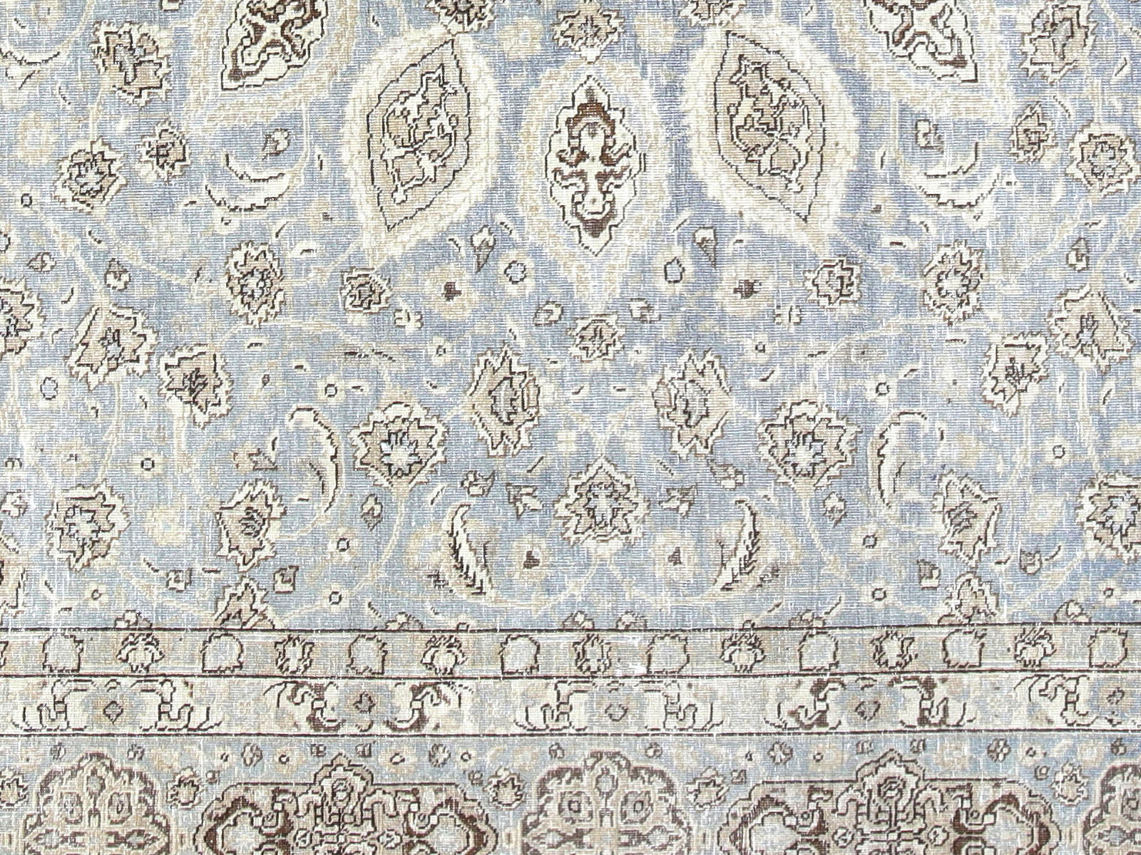 Semi Antique Persian Tabriz Rug - 9' x 12'6" - 230295