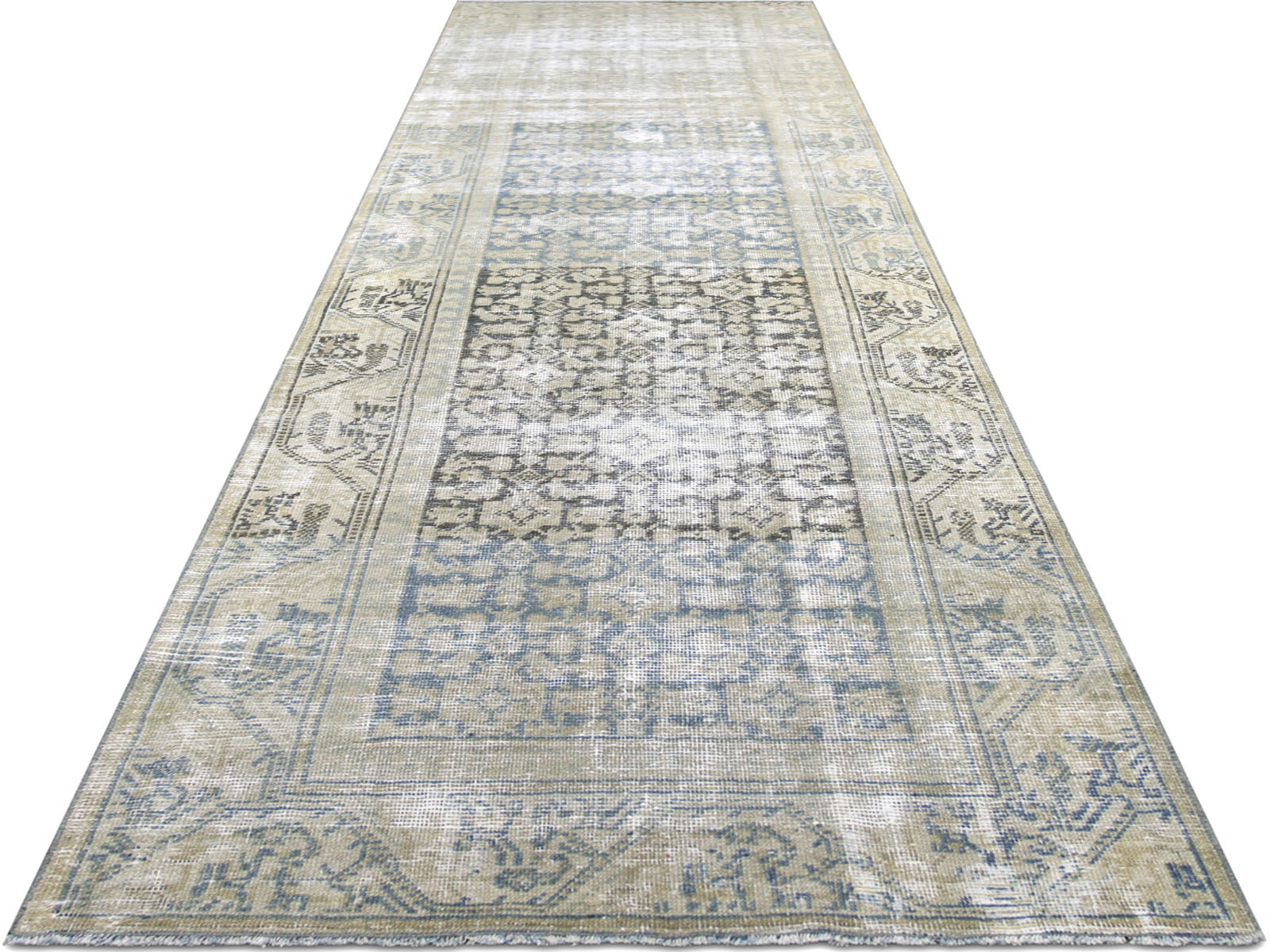Antique Persian Melayer Runner - 3'1" x 12'6"