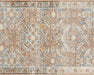 Semi Antique Persian Melayer Rug in Beige,Blue tones and an All Over,Herati pattern. Measuring 2 feet 8 inches x 11 feet 2 inches – SKU 230299