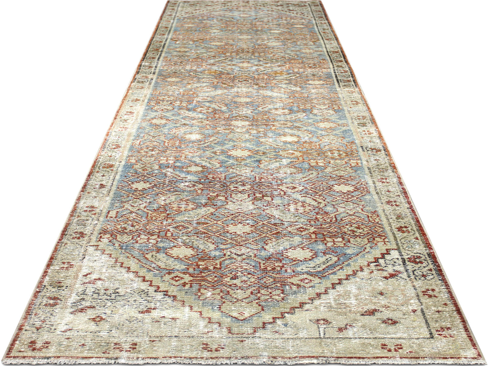 Semi Antique Persian Melayer Runner - 2'8" x 11'2"