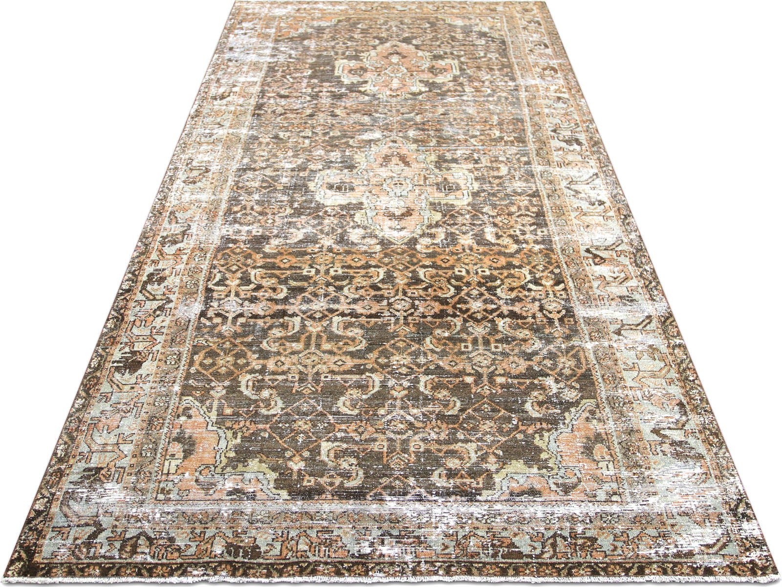 Antique Persian Melayer Rug - 4'8" x 11'5"