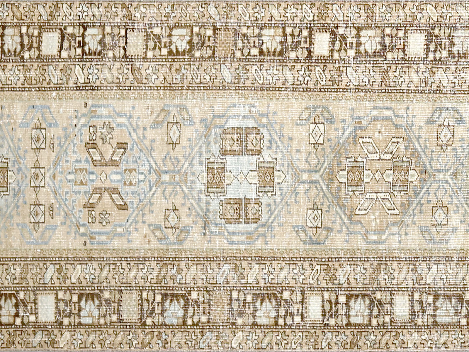 Antique Persian Melayer Runner - 2'10" x 15'3"