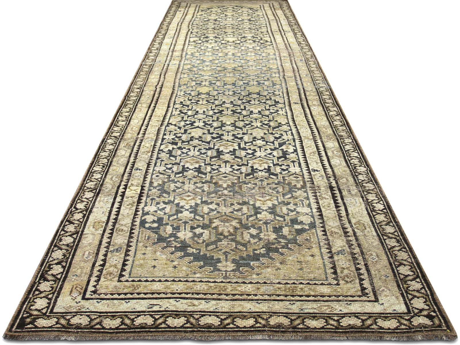 Antique Persian Melayer Runner - 2'11" x 12'4"