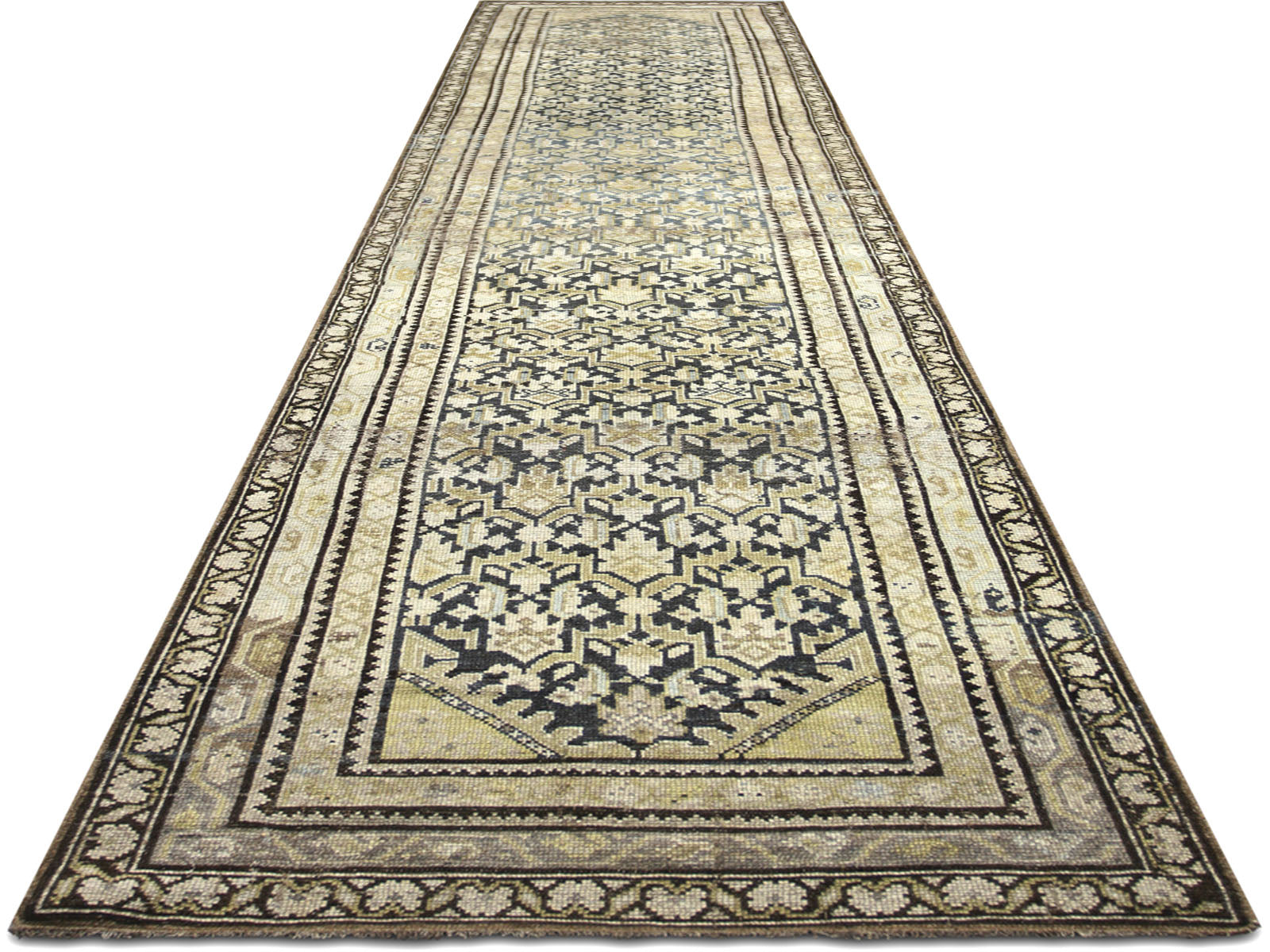 Antique Persian Melayer Runner - 2'11" x 12'4"