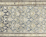 Antique Persian Melayer Rug in Blue,Brown tones and an All Over,Herati pattern. Measuring 2 feet 10 inches x 12 feet 1 inches – SKU 230312
