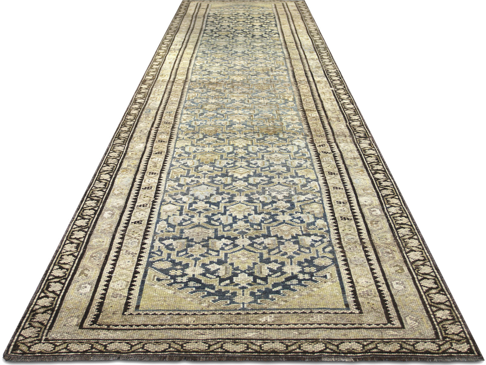 Antique Persian Melayer Runner - 2'10" x 12'1"