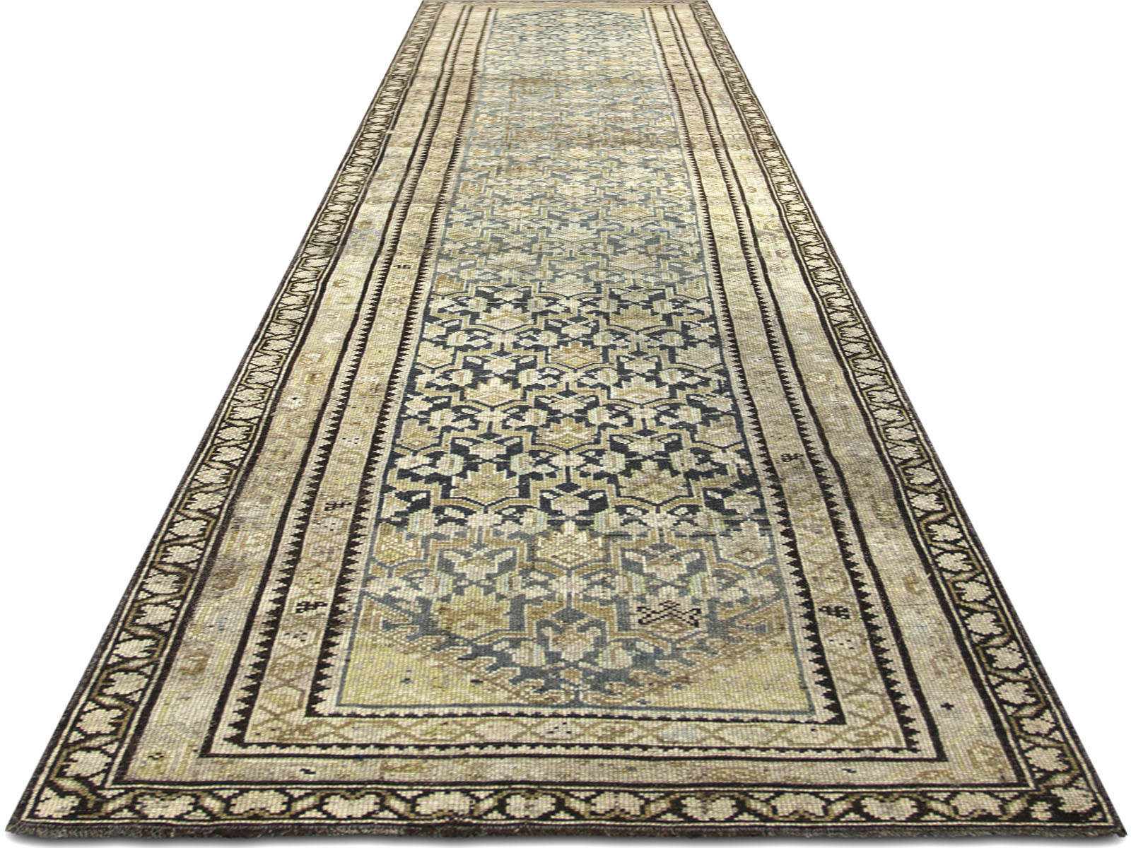 Antique Persian Melayer Runner - 2'10" x 12'1"