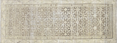 Semi Antique Persian Melayer Runner - 3'1" x 8'