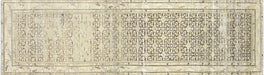 Semi Antique Persian Melayer Runner - 3'5" x 12'