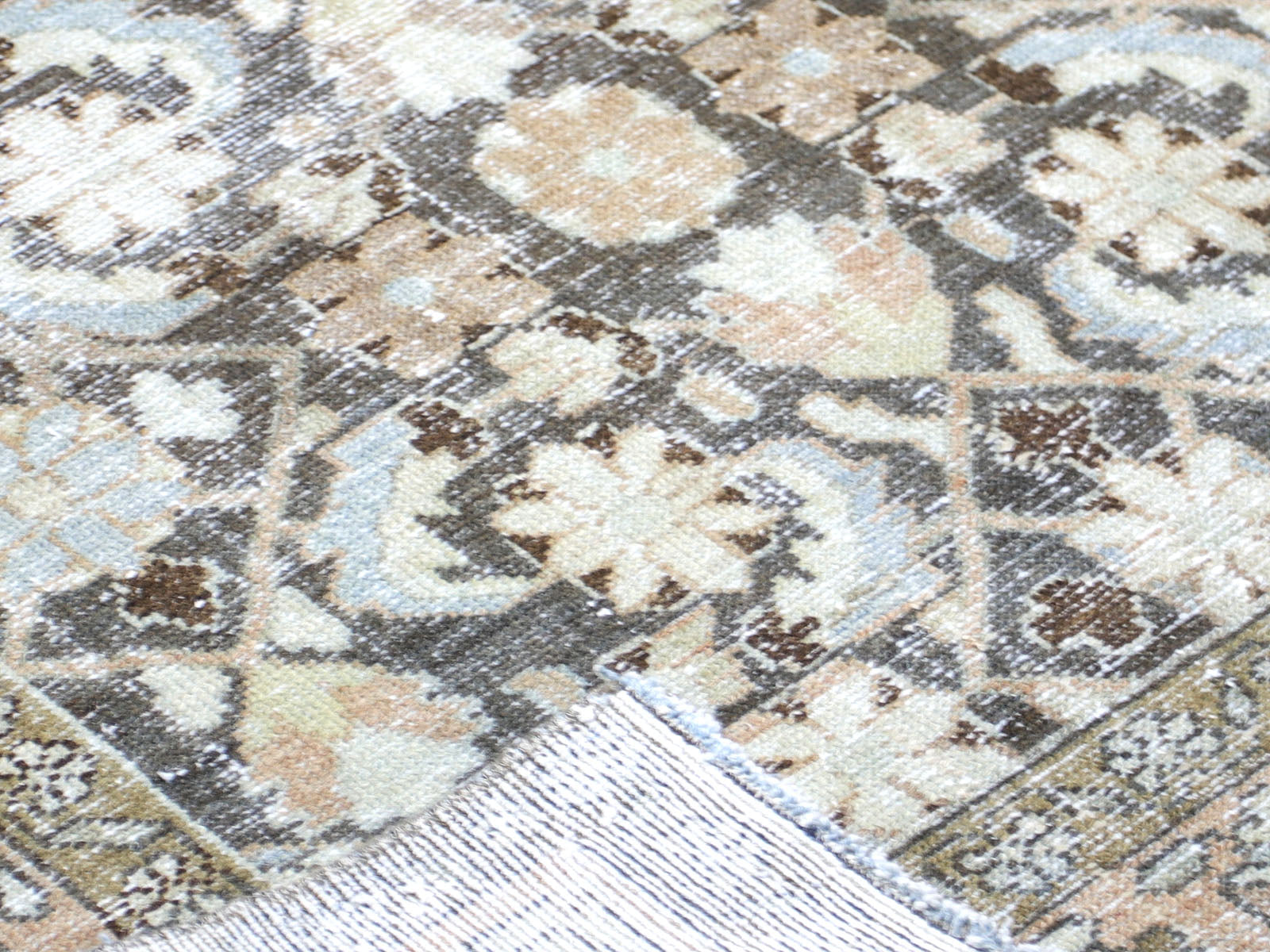 Semi Antique Persian Melayer Runner - 3'6" x 17'