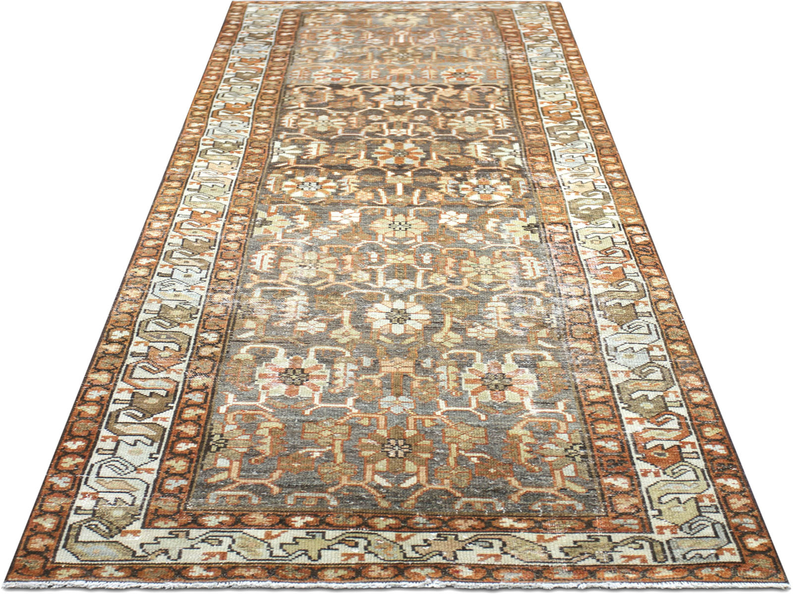 Antique Persian Melayer Runner - 3' x 9'10"