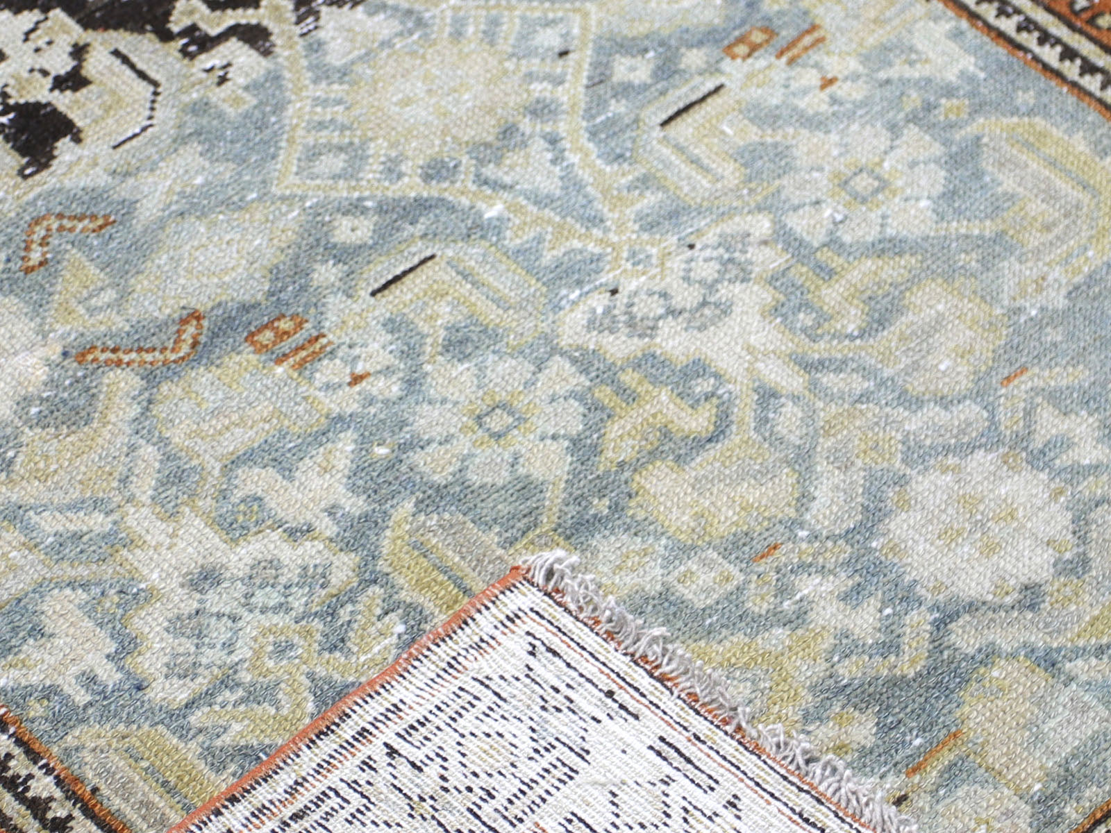 Semi Antique Persian Melayer Runner - 3'1" x 15'6"