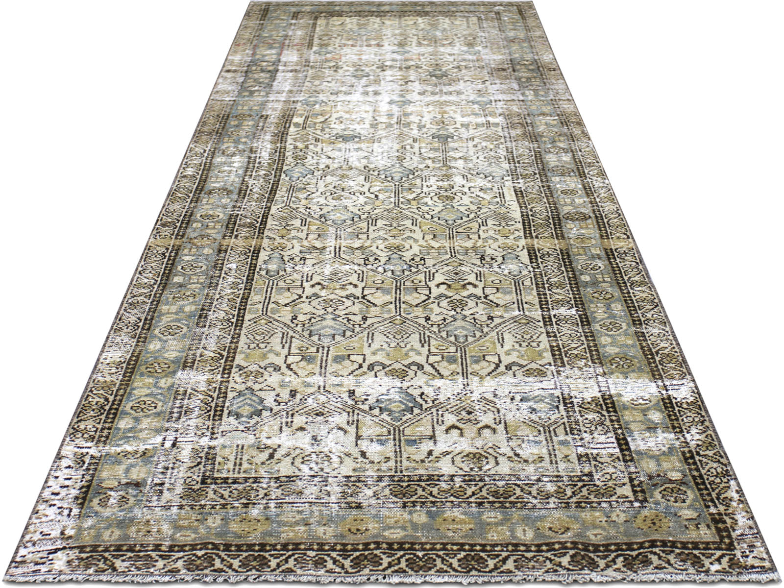 Semi Antique Persian Melayer Runner - 2'10" x 9'1"