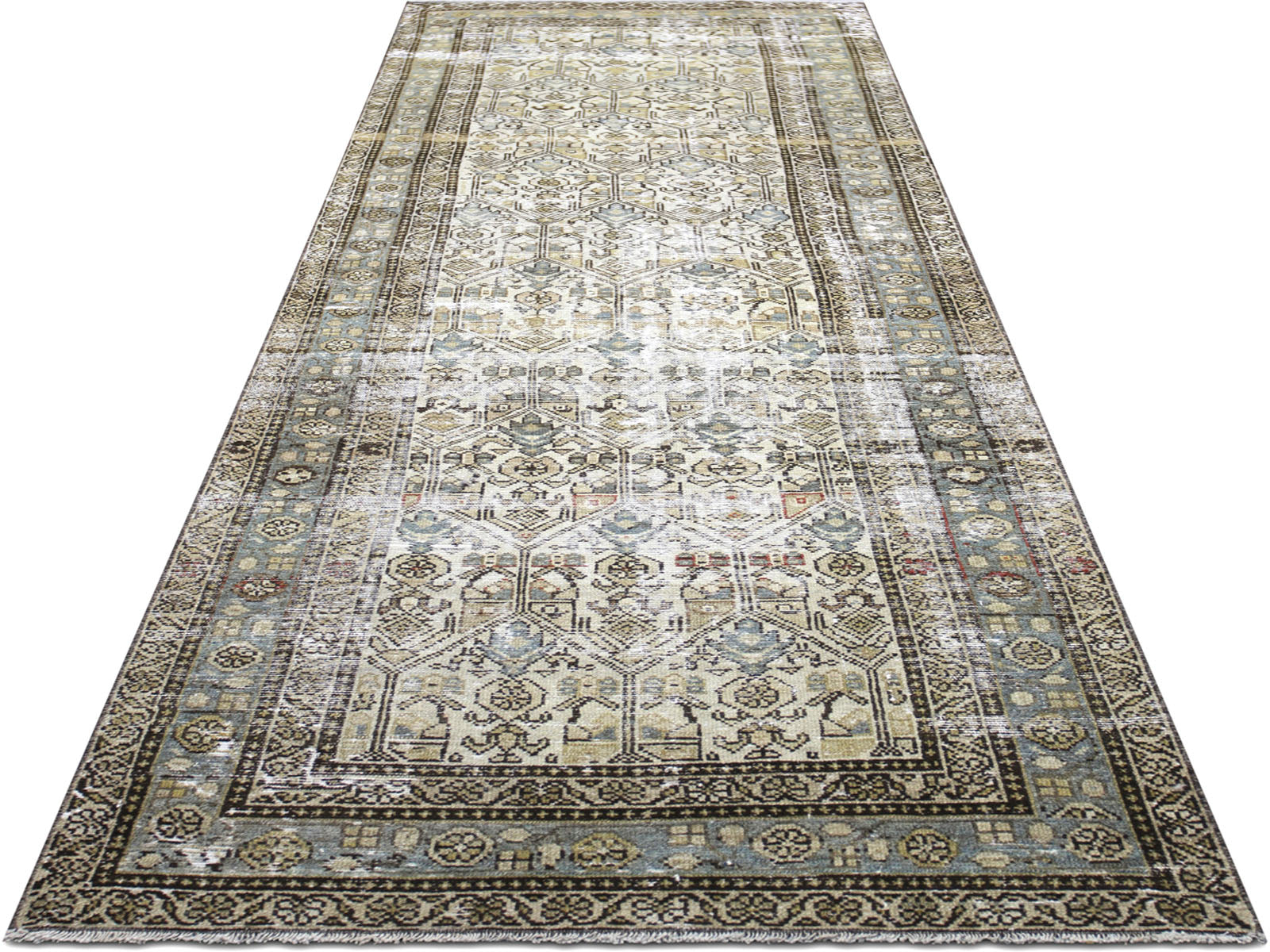 Semi Antique Persian Melayer Runner - 2'10" x 9'1"