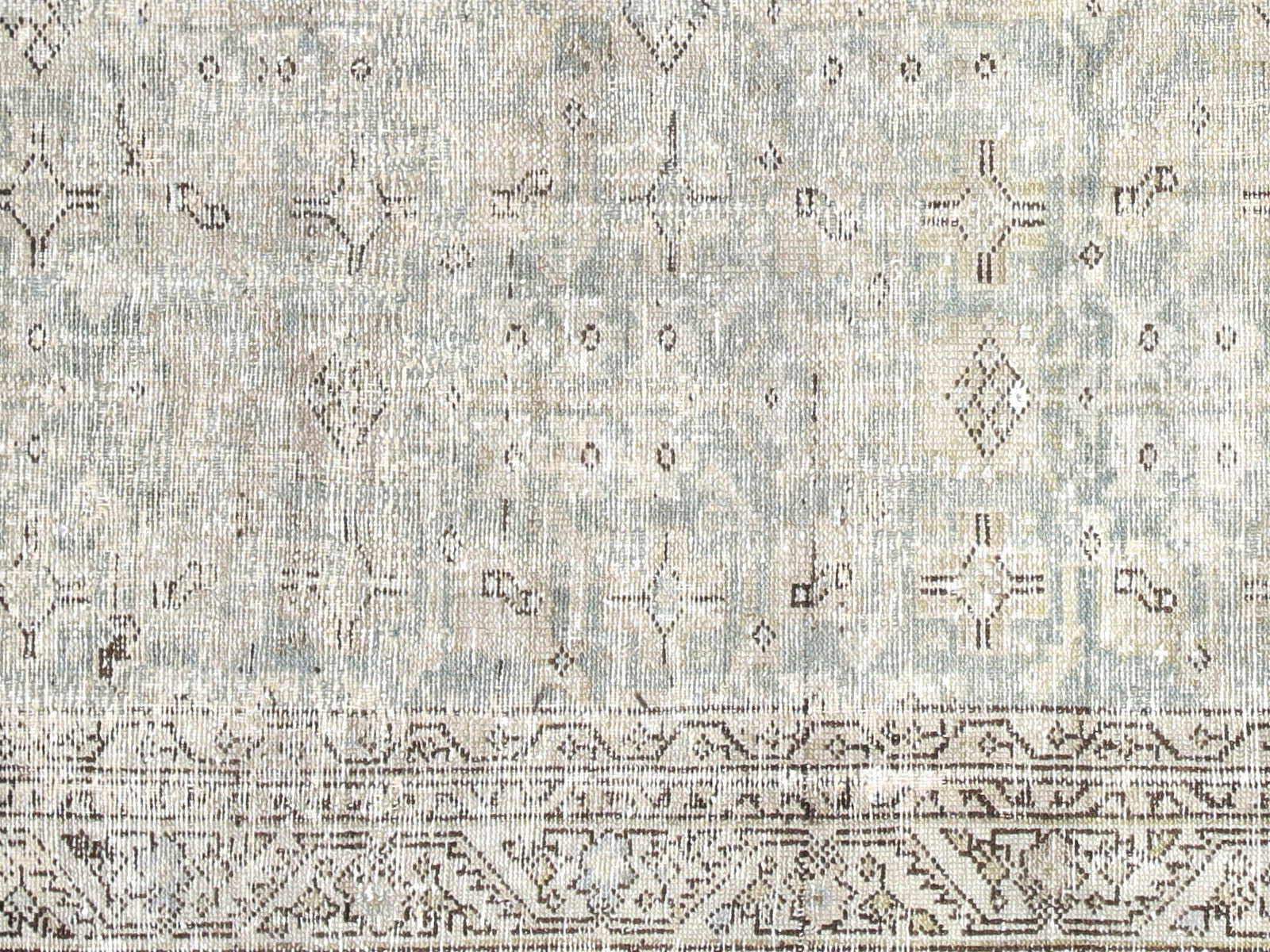 Semi Antique Persian Melayer Rug - 4'9" x 11'2"
