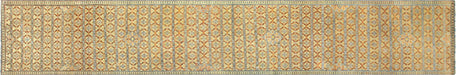 Semi Antique Persian Melayer Runner - 2'4" x 14'5"