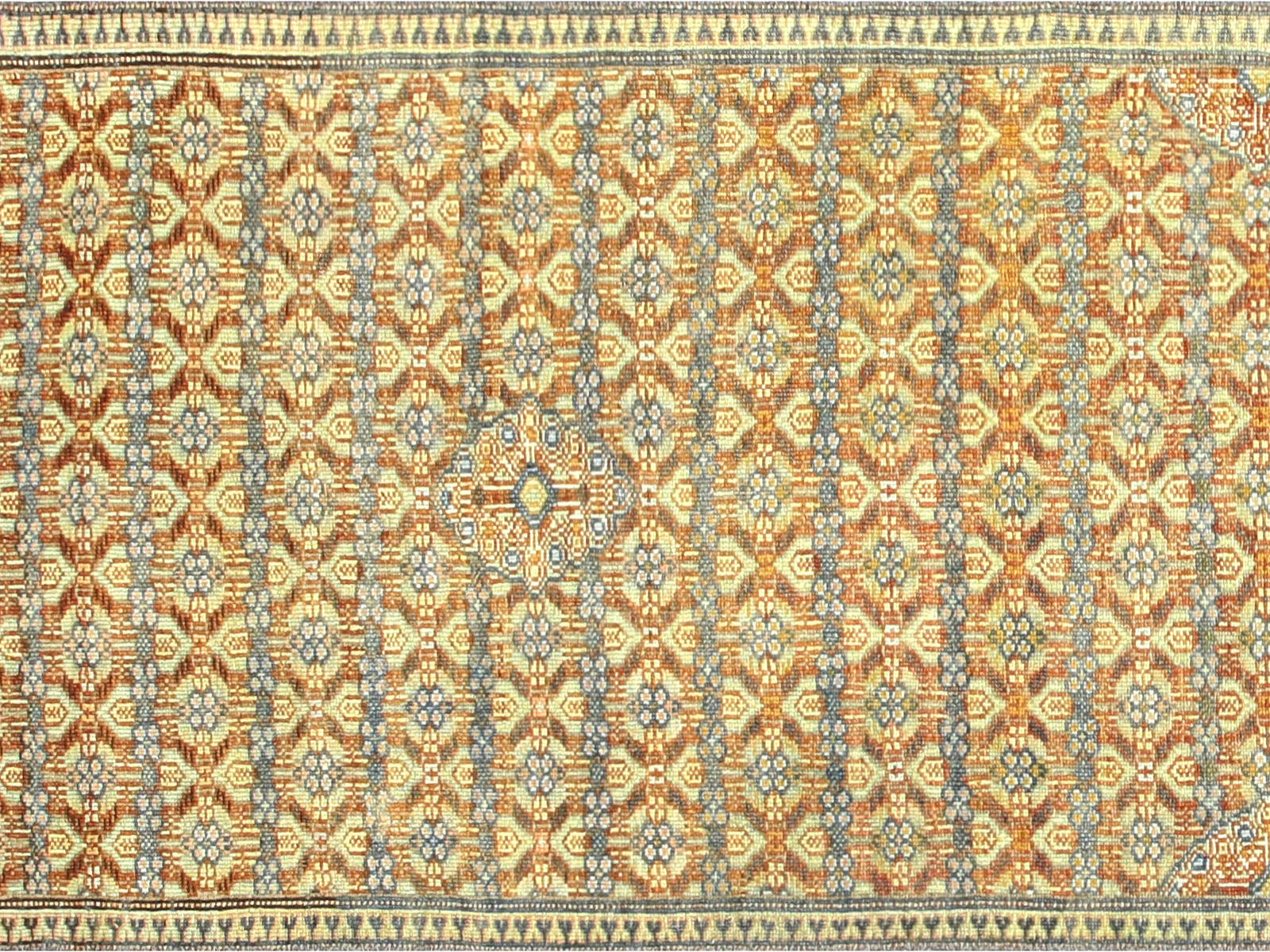 Semi Antique Persian Melayer Runner - 2'4" x 14'5"