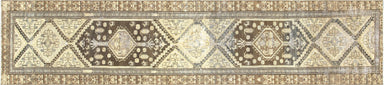 Semi Antique Persian Melayer Runner - 2'11" x 13'1"