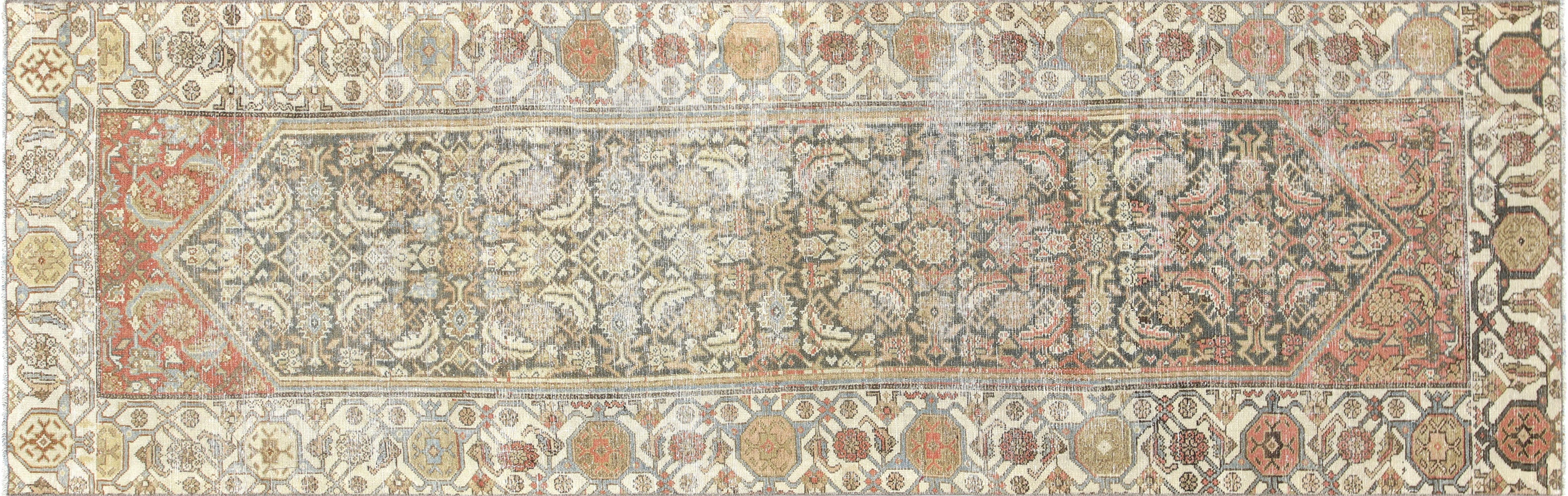 Semi Antique Persian Melayer Runner - 3'1" x 10'