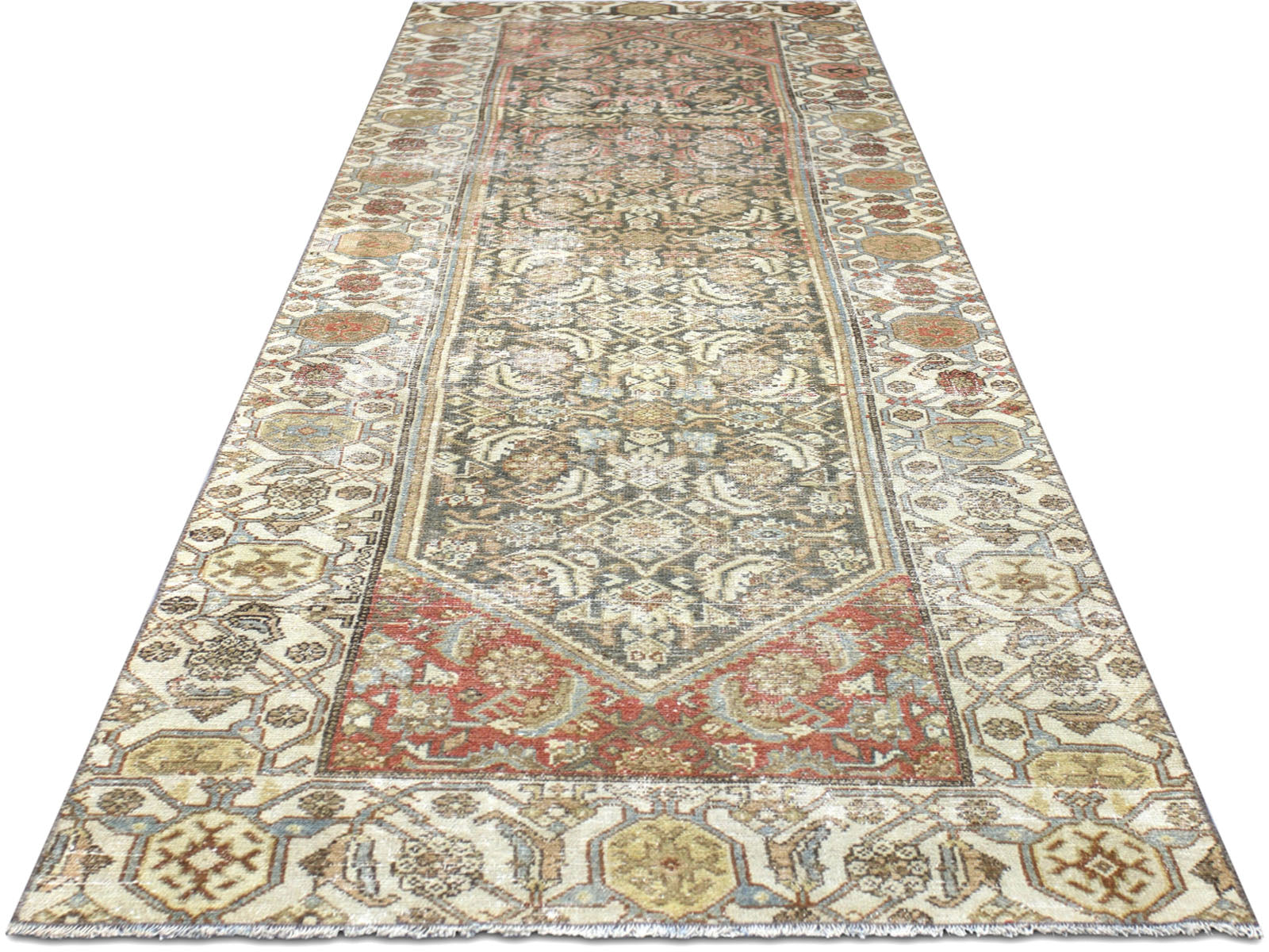 Semi Antique Persian Melayer Runner - 3'1" x 10'