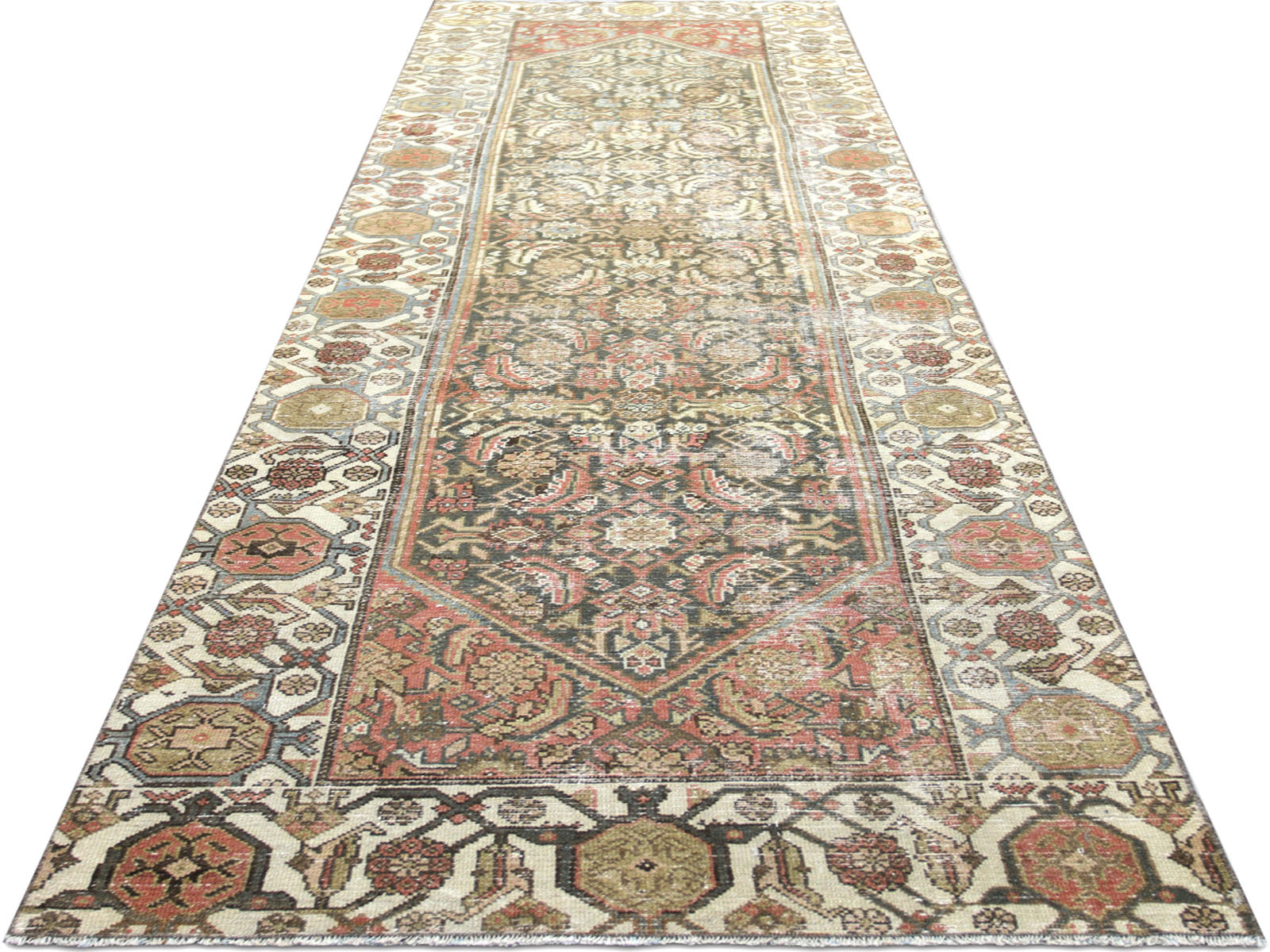 Semi Antique Persian Melayer Runner - 3'1" x 10'