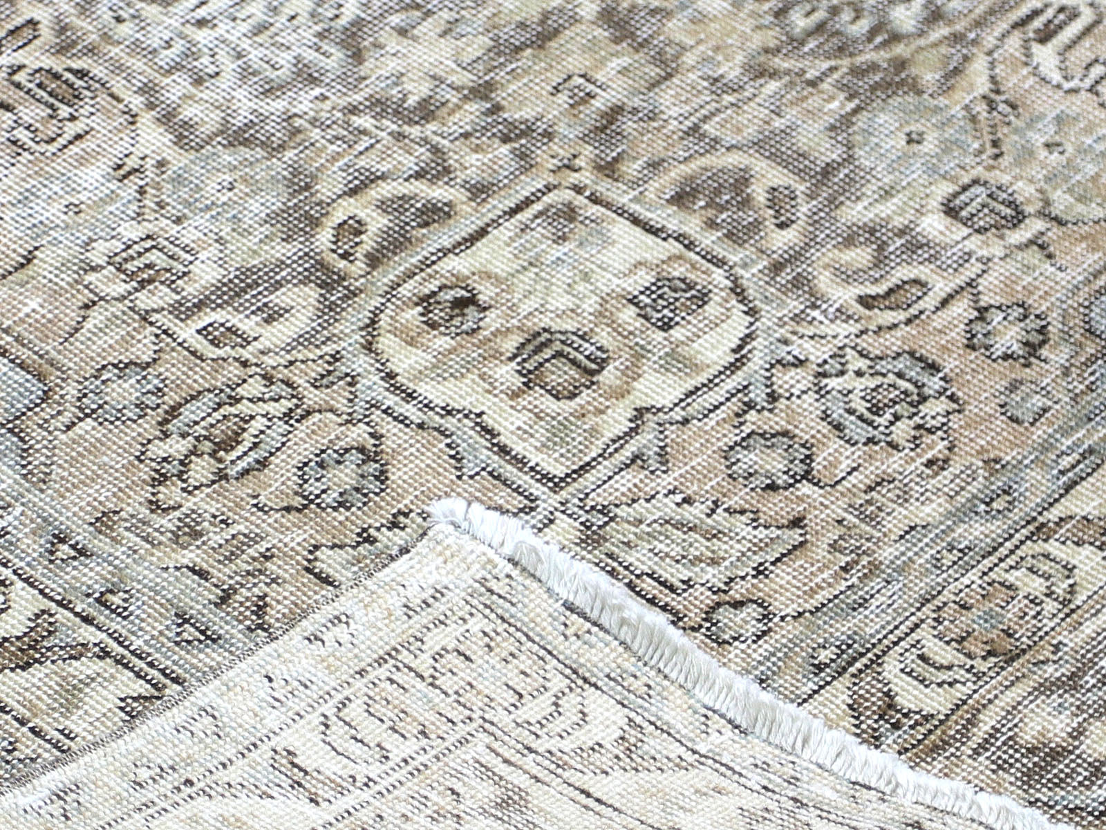Semi Antique Persian Tabriz Rug - 7' x 10'3"