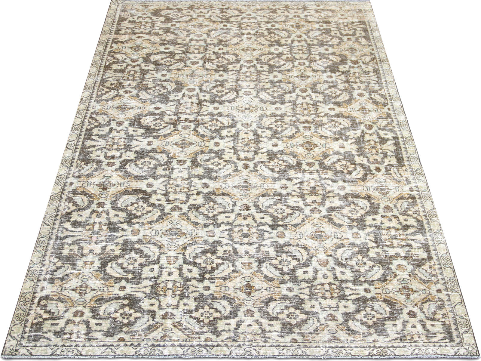 Semi Antique Persian Melayer Rug - 5'7" x 9'1"