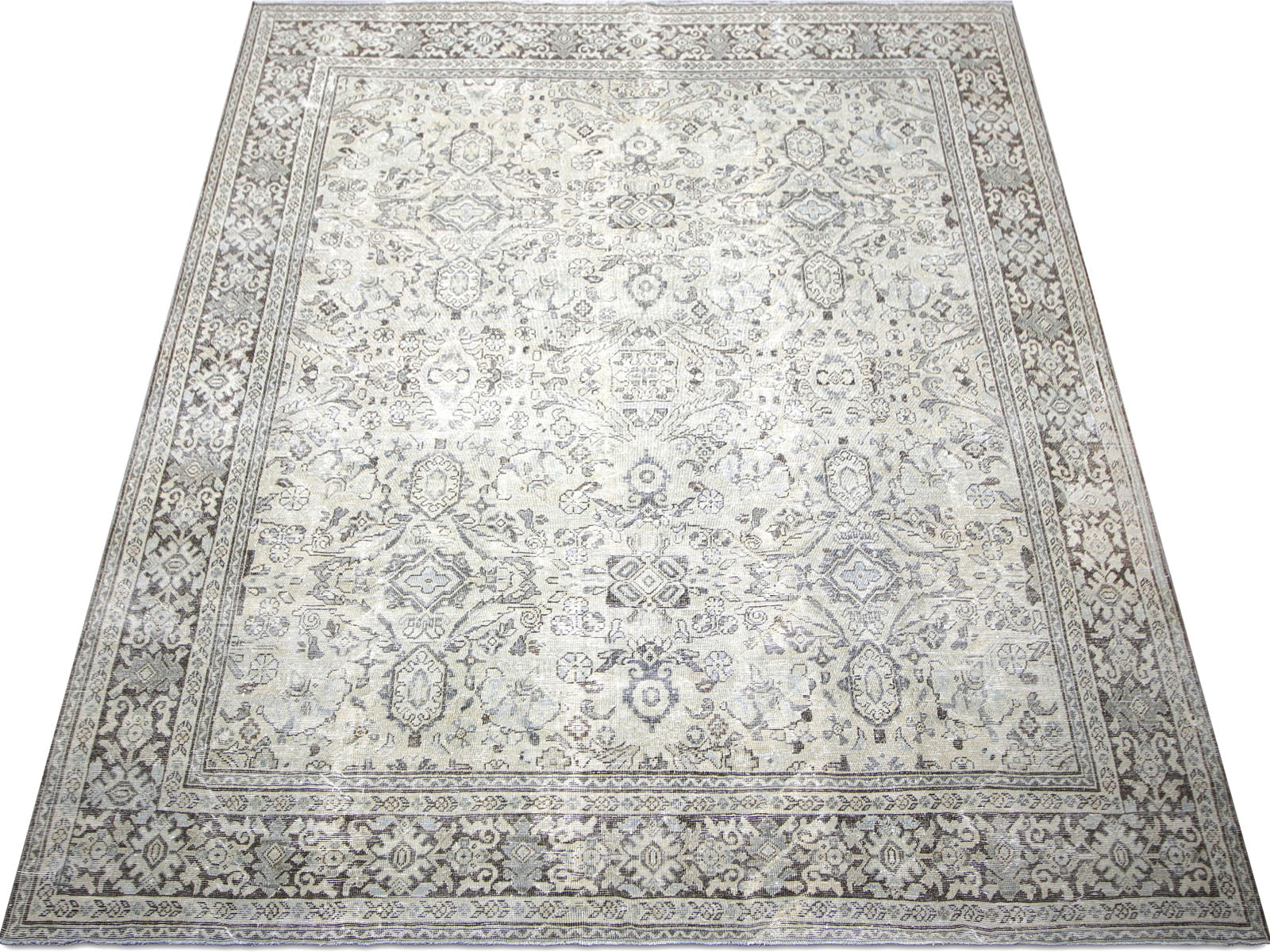 Semi Antique Persian Mahal Rug - 10'2" x 13'4"