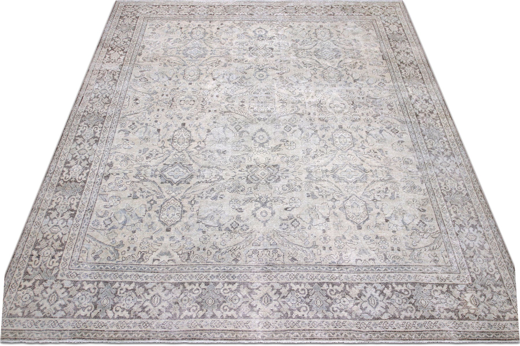 Semi Antique Persian Mahal Rug - 10'2" x 13'4" - 230338