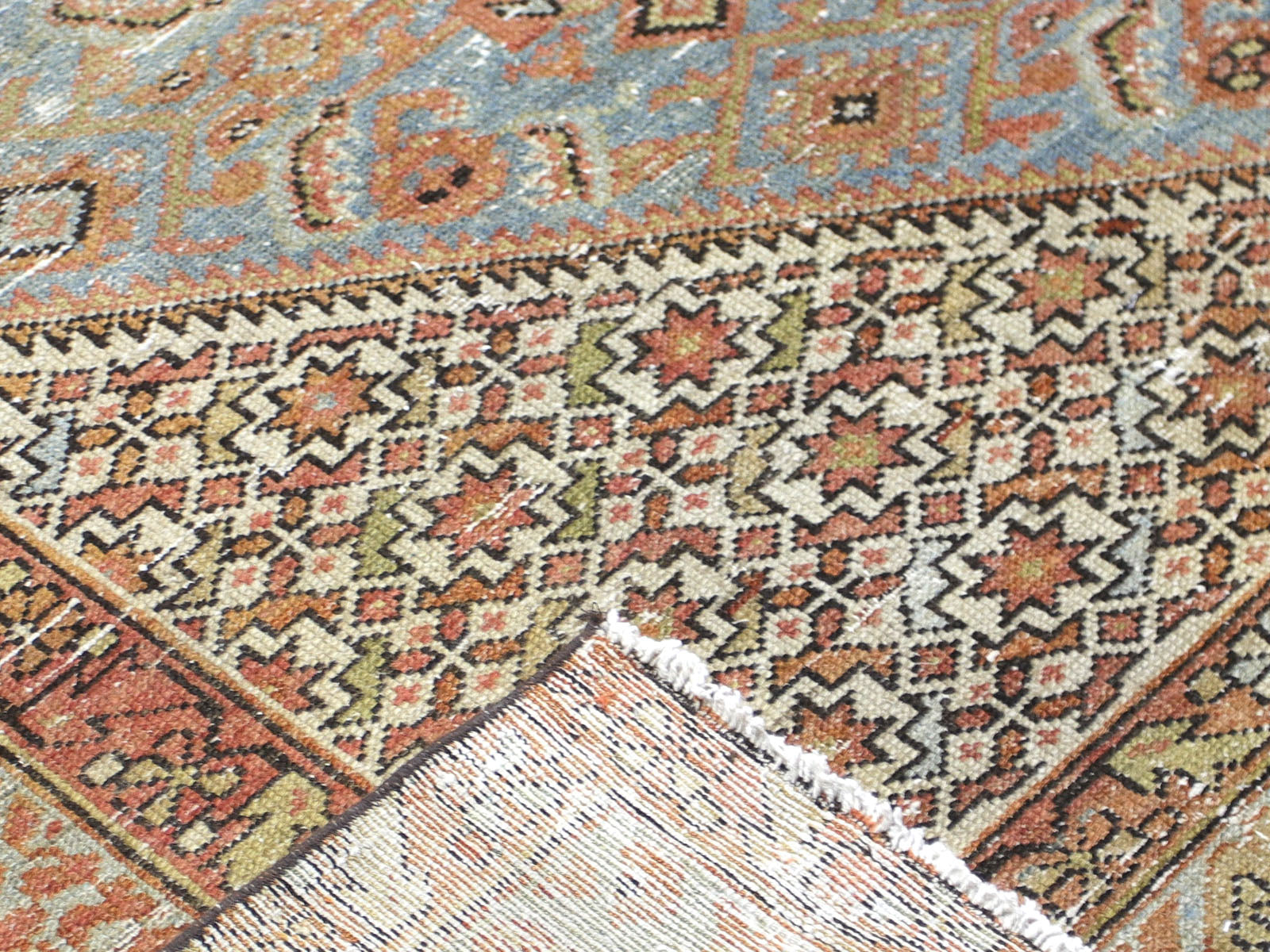 Semi Antique Persian Melayer Rug - 6'4" x 13'4"
