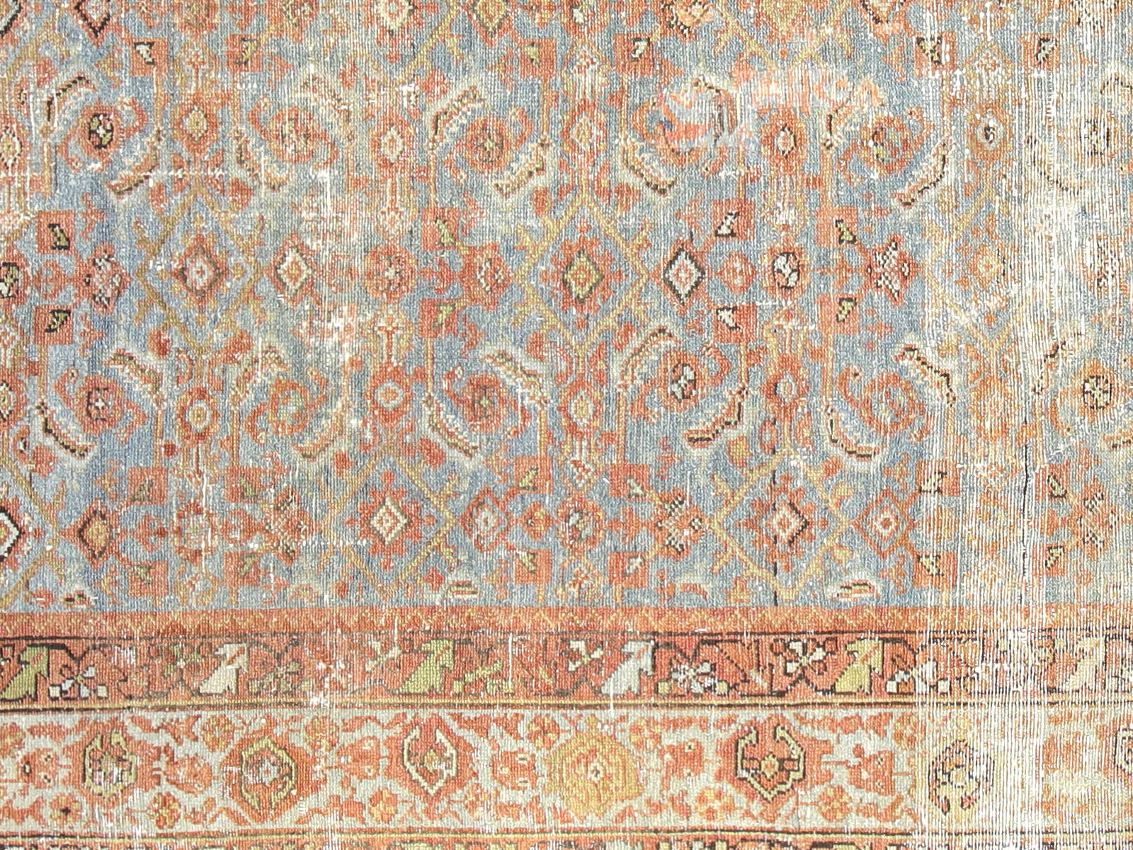 Semi Antique Persian Melayer Rug - 6'4" x 13'4"